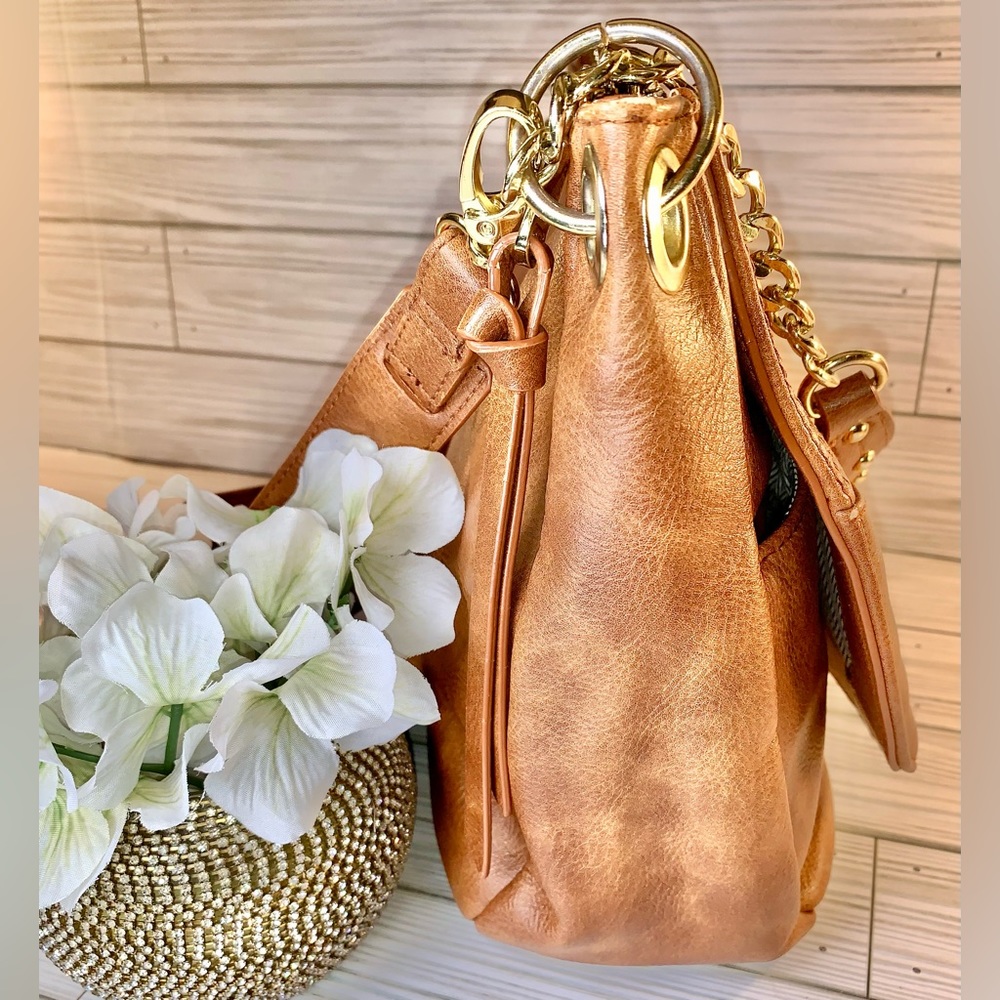 sOLD Steve Madden Brown Vegan Leather Crossbody Satchel - Picture 7 of 16